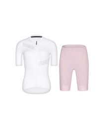 RIVANELLE maillot corto y pantalón corto - CRYSTELLE - rosa/blanco